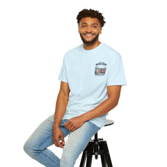 Where the Road Ends Long Island Unisex Garment-Dyed T-shirt
