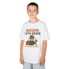 Mission For Fifth Grade, Intelligence Activated, Perfect for Fall, Back to School, Cute Gift for Students, Autumn Fashion