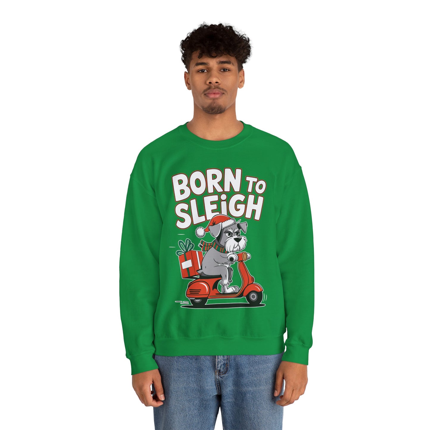 Born To Sleigh - Unisex Heavy Blend™ Crewneck Sweatshirt