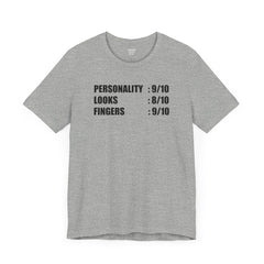 Personality Looks Fingers, Check! - Unisex Jersey Short Sleeve Tee | Amputee Aware,Amputee Humor,Finger Amputee,Gift For Him,Gift For Her