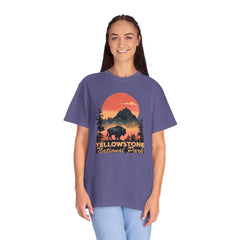 Yellowstone National Park Graphic, Comfort Colors Soft Relaxed Fit Unisex Garment-Dyed T-shirt