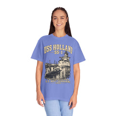 USS Holland SS-1 Submarine Vintage Graphic T-Shirt — Navy History Tee