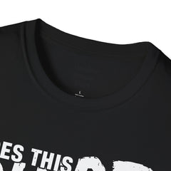 Does This Shirt Make My Bass Look Big Unisex Softstyle T-Shirt  A unique gift idea for people who love to fish