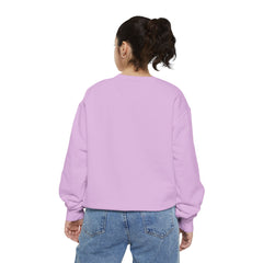 Floral Butterfly Sweatshirt — Tropical Hibiscus Garden Crewneck
