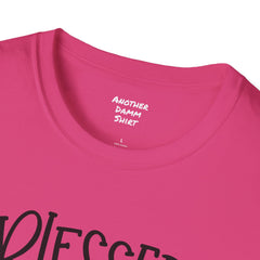 Blessed Nurse - Unisex Softstyle T-Shirt | Nurse Awareness, Medical Wear, Gift For Her, Scrubs Tee, Medical Staff Gift, Registered Nurse, RN