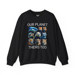 Endangered Animals Awareness Two Sided Sweatshirt