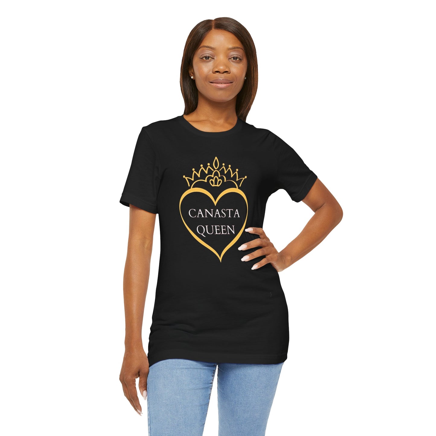 Canasta Queen Heart - Graphic Unisex Tee