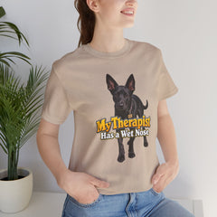 My Therapist Has A Wet Nose Personalized with your dog(s) image T-Shirt
