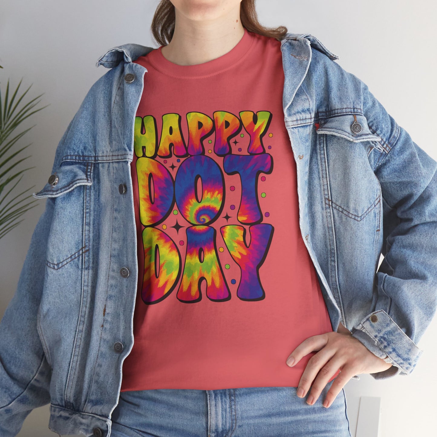 HAPPY DOT DAY - Graphic Unisex Heavy Cotton Tee