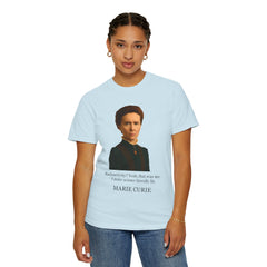 Marie Curie Portrait T‑Shirt — "I Make Science Literally Lit" Science Tee