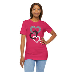 Triple Heart Design Tee