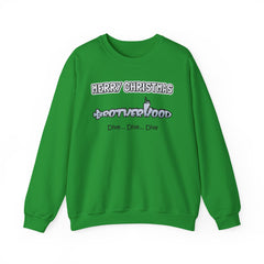 Bolder Font MERRY  CHRISTMAS Submarine Brotherhood -Unisex Crewneck Sweatshirt