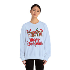 Merry Woofmas- Unisex Heavy Blend™ Crewneck Sweatshirt