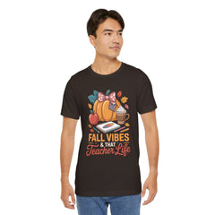 Fall Vibes Teacher Life T-Shirt