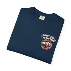 Wyoming Funny Roadtrip T-Shirt — "Three Things You Don’t Do in Wyoming" Adventure Tee