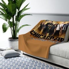 Chicago Fire Watching Sherpa Blanket