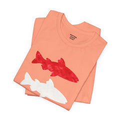 Patriotic Trout T-Shirt — Red White & Blue Fish Tee
