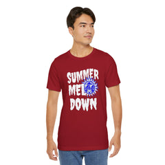 Summer Meltdown Graphic Tee — "Summer Melt Down" Sun Design