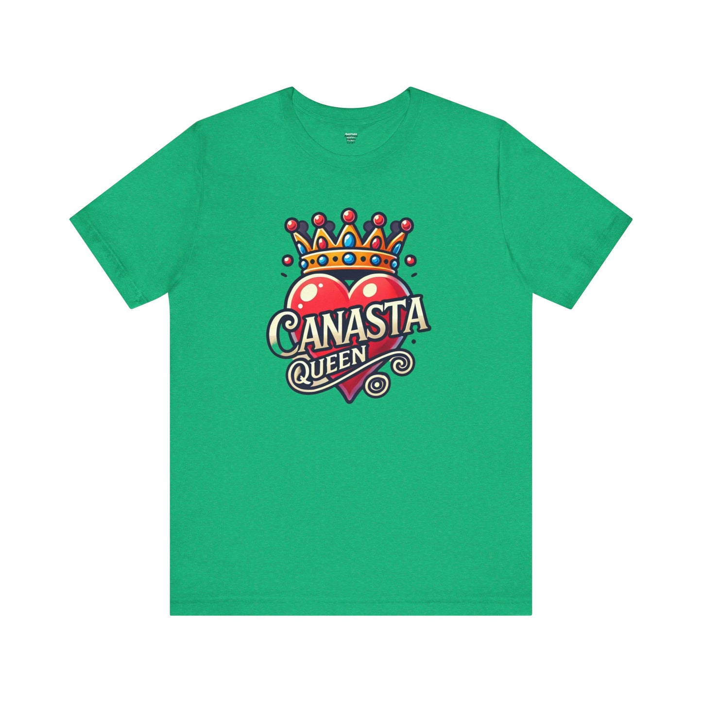 Canasta Queen Crown and Heart - Graphic Unisex Tee