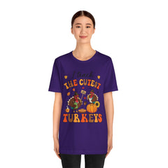 I Teach The Cutest Turkeys Teacher Appreciation T-Shirt