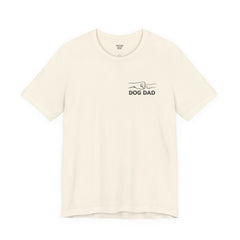 Dog Dad T-Shirt — Personalized Your Dog Image  Tee (Custom Name)