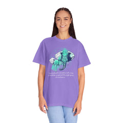 Elephant Portrait of Wrinkles - Unisex Garment-Dyed T-shirt