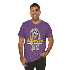 My Therapist Has A Wet Nose Personalized with your dog(s) image T-Shirt