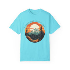 Mount Rainier National Park Graphic, Comfort Colors Soft Relaxed Fit Unisex Garment-Dyed T-shirt