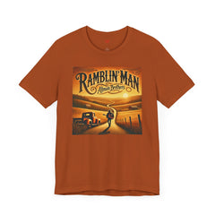 Inspired By Allman Brothers Band Ramblin Man - Graphic Unisex Jersey Short Sleeve Tee