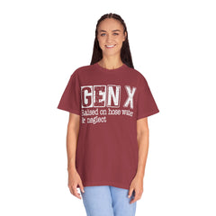 GEN X FUNNY graphic, Raised on Hose Water and Neglect, Retro Comfort Colors 1717, unisex garment-dyed t-shirt, gift for him, gift for her, Birthday gift tee, Vintage Style graphic tee, Fathers Day Shirt