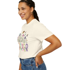 Floral Teacher Appreciation T-Shirt - Comfort Colors Soft