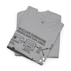 Nuclear Submarine Propulsion Explained Tee, Science Shirt, Geeky Gift, Educational Apparel, STEM Fashion, Nerdy T-Shirt