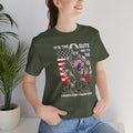 Patrotic American Soldier, Its The Guts And The Glory, Unisex Jersey Short Sleeve Tee