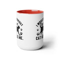 I Would Workout But My Cat Needs Me Graphic Cat Mug