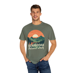 Shenandoah National Park Graphic, Comfort Colors Soft Relaxed Fit Unisex Garment-Dyed T-shirt