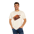 A Fat Cat Is A Happy Cat - Graphic Unisex Garment-Dyed T-shirt