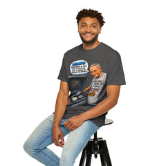 Grill Master Grandpa Funny BBQ T-Shirt — "Whoops! Pretending to Grill for a Photo" Graphic Tee