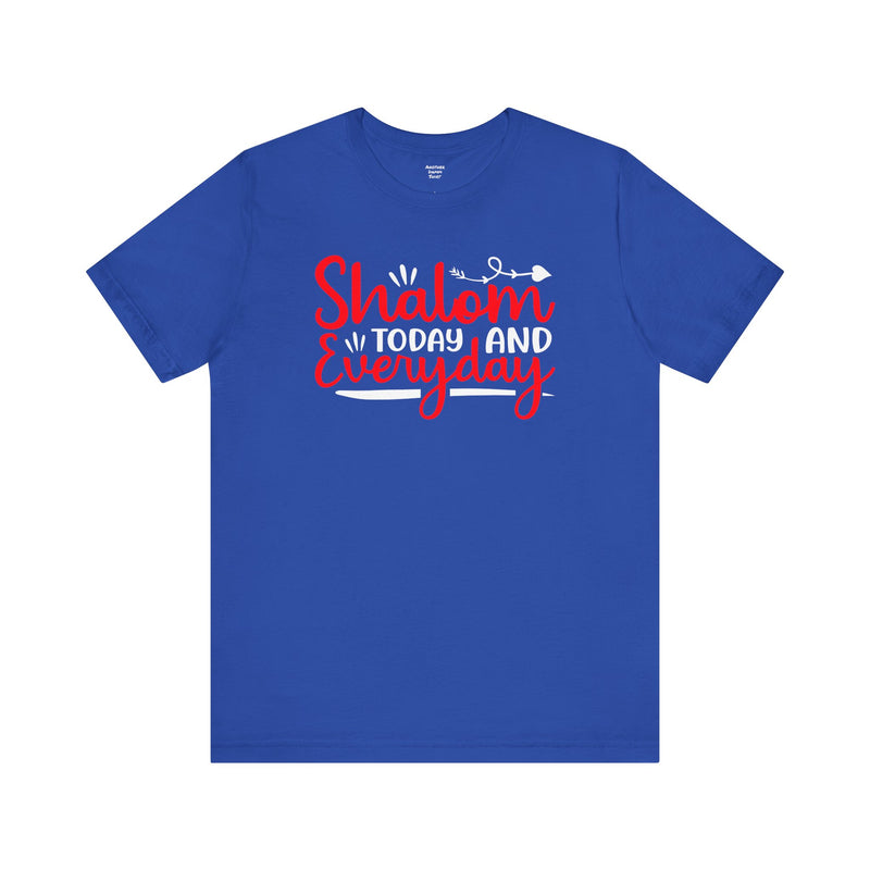 Shalom Quote Unisex Tee - Passover Jewish Holiday T Shirt