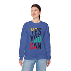 YES YOU CAN - Unisex Heavy Blend™ Crewneck Sweatshirt