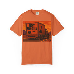 Not Fragile Unisex Garment-Dyed T-Shirt -BTO Inspired Vintage Guitar Graphic Tee