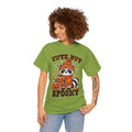 Cute But Spooky Halloween Raccoon! Graphic Unisex Heavy Cotton Tee