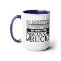 FUNNY RUGBY MUG  Two-Tone Coffee Mug, 15oz