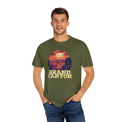 Grand Canyon National Park Graphic, Comfort Colors Soft Relaxed Fit Unisex Garment-Dyed T-shirt