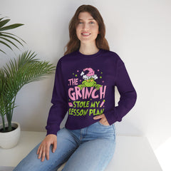 Grinch Stole My Lesson Plan Sweatshirt