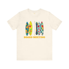 Surfboard Meeting Unisex Tee - Fun Beach Vibe for Summer Gatherings