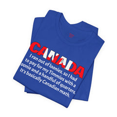 Funny Canadian Tim Hortons reference Tee