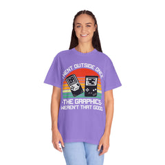 Retro Gamer Unisex T-Shirt - "I Went Outside Once"