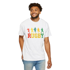Rugby Players Rainbow Graphic T-Shirt