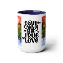 Westley and Buttercup - Two-Tone Mugs, 15 oz. mug / Christmas Gift / Gift for her / Gift for him / Princess Bride, Fan Gift / Romance Gift