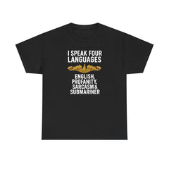 Funny United States Submarine Officer Multilingual T-Shirt